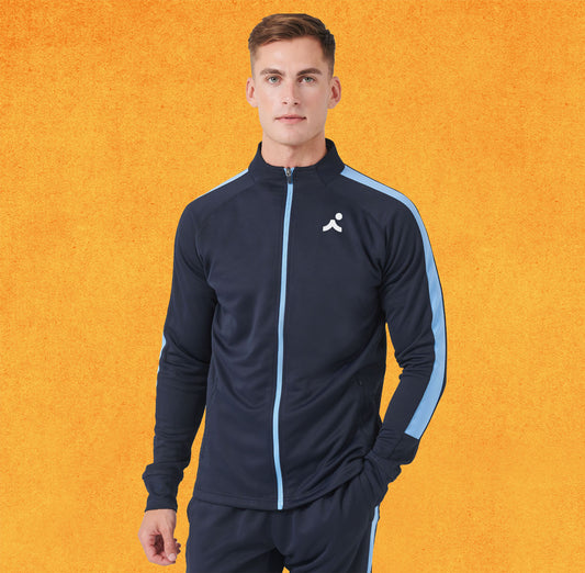 Pull zippé bi-color sport LV871